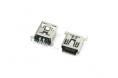 MINI USB 5F 180°插板弯脚